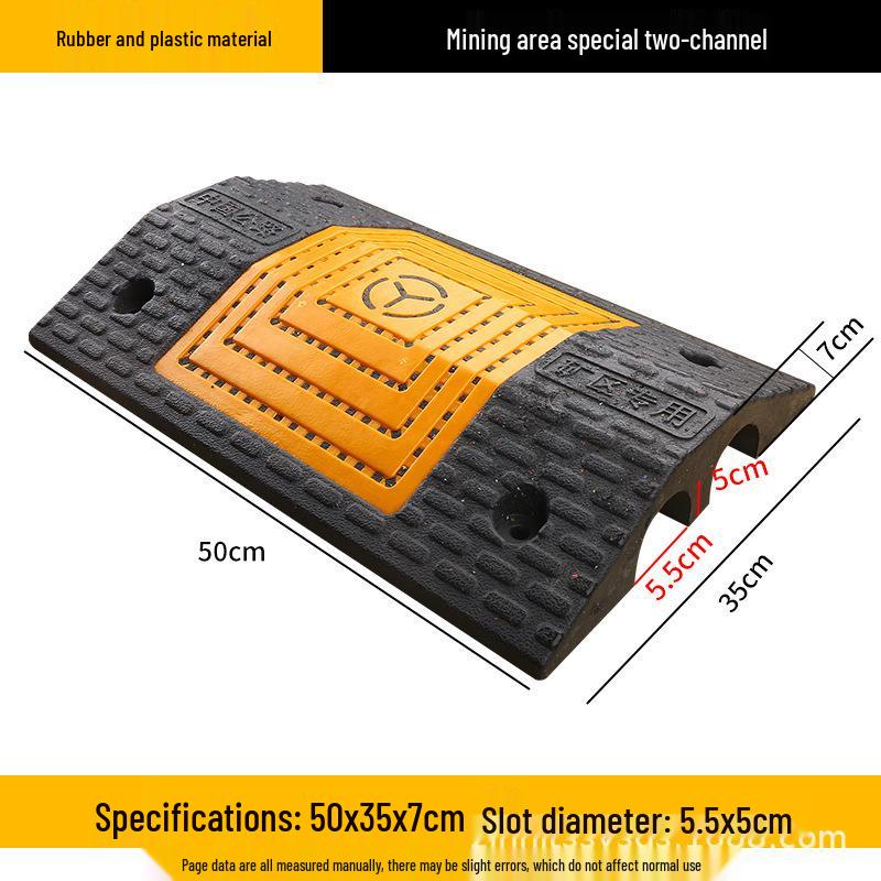 Rubber and Plastic Cable Protection Speed Bump
