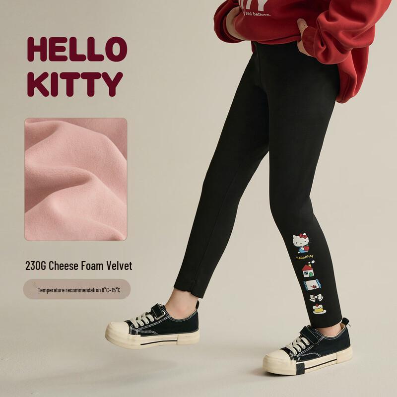Girls Hello Kitty Fleece-Lined Thermal Leggings 160