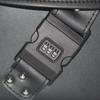 1 Pair Motorcycle Saddlebag PU Leather Side Bags Universal Storage Organizer Pouches Waterproof with Combination Lock
