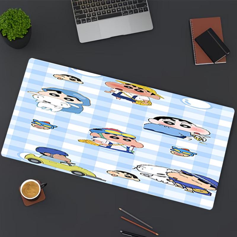 Crayon Shin Print Mouse Pad, for Keyboard Pad Laptop PC Mat for Office Home Use, Desk Decor, Perfect Birthday Gift for Gamers