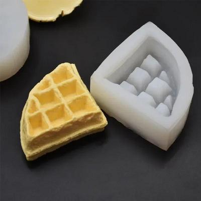 Kreative Form Waffel Silikonform Keks DIY Schokolade Süßigkeiten Wendeformen Küche Backen Kuchen Dekor Werkzeuge Kerze Seife Form