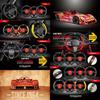 MOMO PROFILE Steering Wheel Cover, Italy, Milan, Size Small, Yellow