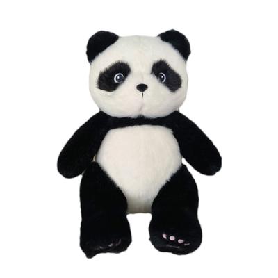 Entzückendes Panda-Plüschtier mit sicherer PP-Baumwollfüllung für Babys, pelziger Begleiter für die Schlafenszeit, waschbar, langlebige Form