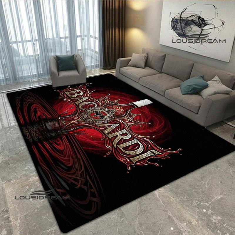 Tappeto stampato con logo Bacardi Tappeto antiscivolo Tappeti da esterno Tappeto per area Tappeto decorativo per camera da letto Tappeto per camera da letto Regalo di compleanno
