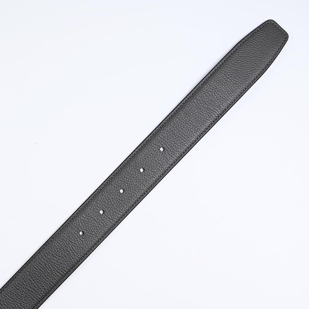 Dunhill 35mm Reversible Roller Buckle Gray and Size 95 Men's Belt, Navy, 23F4T39CD061, (Used)