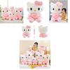 Huge Hello Kitty Pink Love Plush Stuffed Animal Doll Kids Birthday Gifts