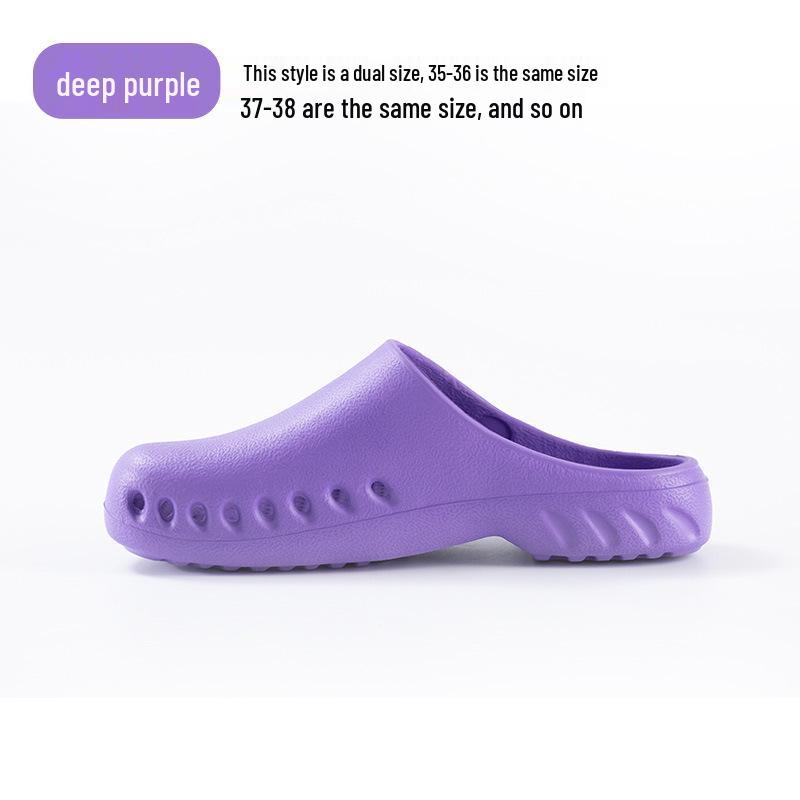 Waterproof Non-Slip Surgical Shoes for Doctors and Nurses – Closed-Toe Protective Slippers for Hospital, Laboratory, and ICU Use