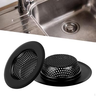 Shower Drain Hair Catcher Stainless Steel Wide Rim Supplies Up Sink Stopper Kitchen Strainer