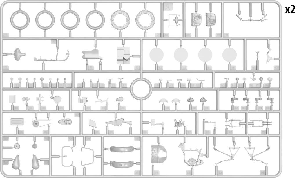 Miniart 1/35 Scale Plastic Model Kit (Set of 2) - US Soldier and WLA Motorcycle (MA35422)