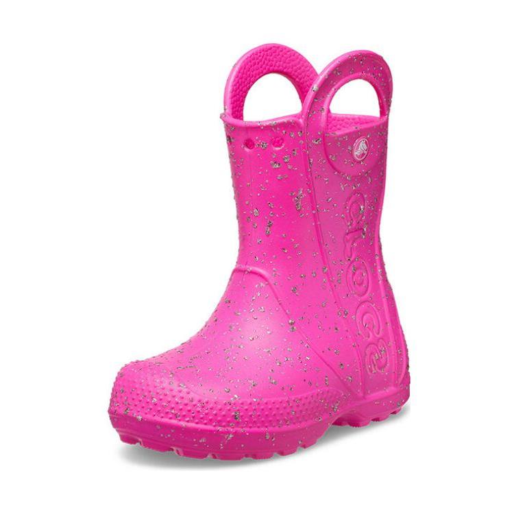 Crocs Casual Comfortable Waterproof Kids Boots Pink Kids boots 210391-6TW