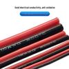 High Temperature Resistant 200°C Red & Black Parallel Wire for Model Aircraft Lithium Battery Silicone Power Cord