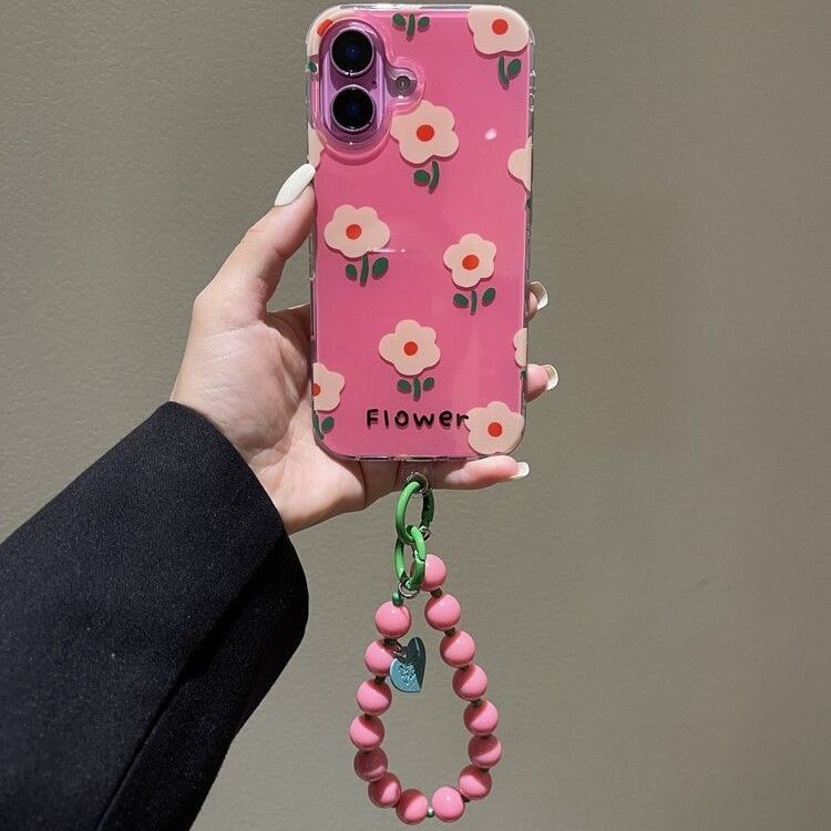 Dragon Fruit Color Small Flowers Suitable for Apple 16 Promax Mobile Phone Case IPhone 15 New Model 13 14 X