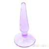Adult Sex Toy Butt Stimulator Dildo Silicone Jelly Anal Plug with Sucker Cup