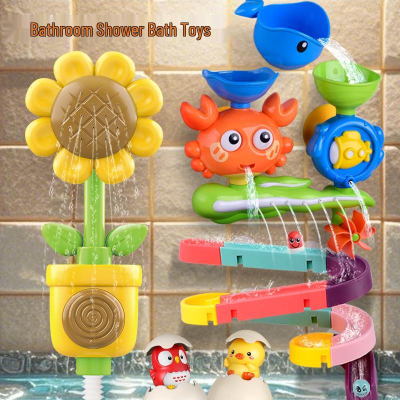 Sunflower Baby Bath Spinner Toy for Kids
