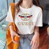 Korean Pure Cotton Short-sleeved Top Summer New Loose Printed Short-sleeved Top