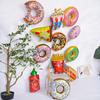 Chocolate Donut Balloon Birthday Burger Fries Pizza Balloon Hot Dog Party Aluminum Film Balloon Decoration