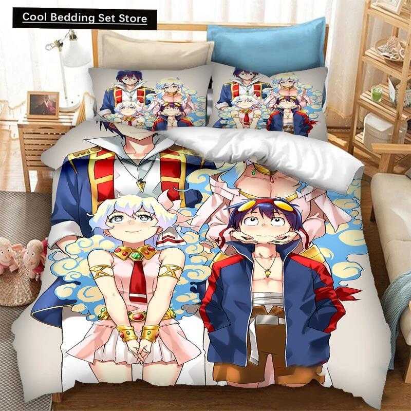 3D Printed Anime Tengen Toppa Gurren Lagann Duvet Cover Bedding Set Double Twin Full Queen King Adult Kid Bedclothes Quilt Cover