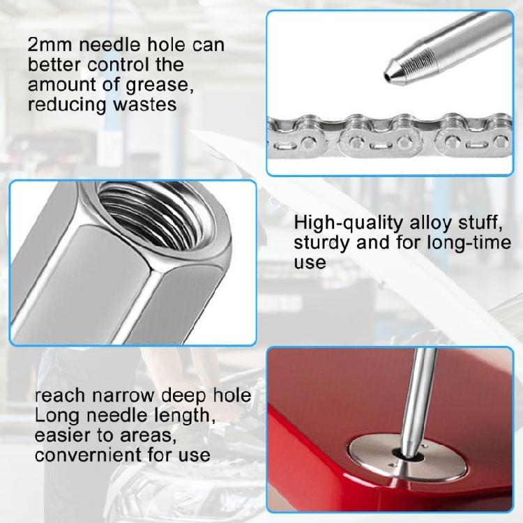 PrecisionEngineered Grease Needle Dispenser Set Suitable for Hard to Reach Areas Mechanical and Automotive Applications