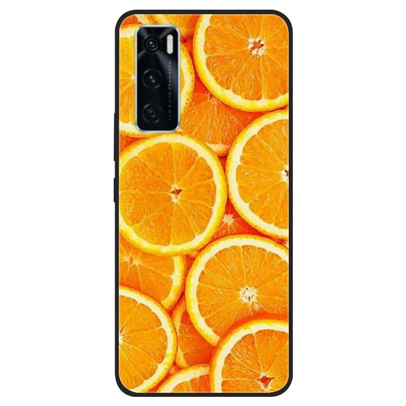 For Vivo V20 SE Case V20SE Silicone Cat Painted Soft Black Cover for VivoV20 V20SE V2022 V2023 Cover TPU Coque Protective Capa