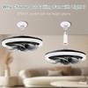 Modern E27 Ceiling Fans Light LED Remote Control Dimmable Quiet Ceiling Fan with Light for Home Kitchen Room