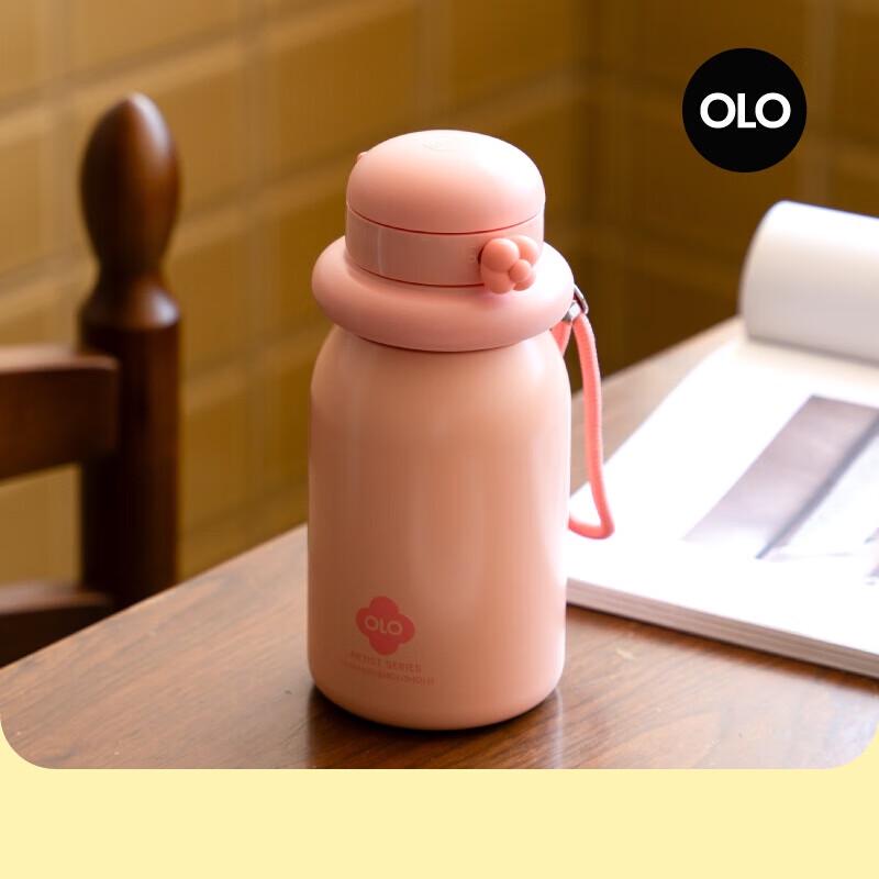 

HOLOHOLO 550ml Portable Insulated Straw Water Bottle