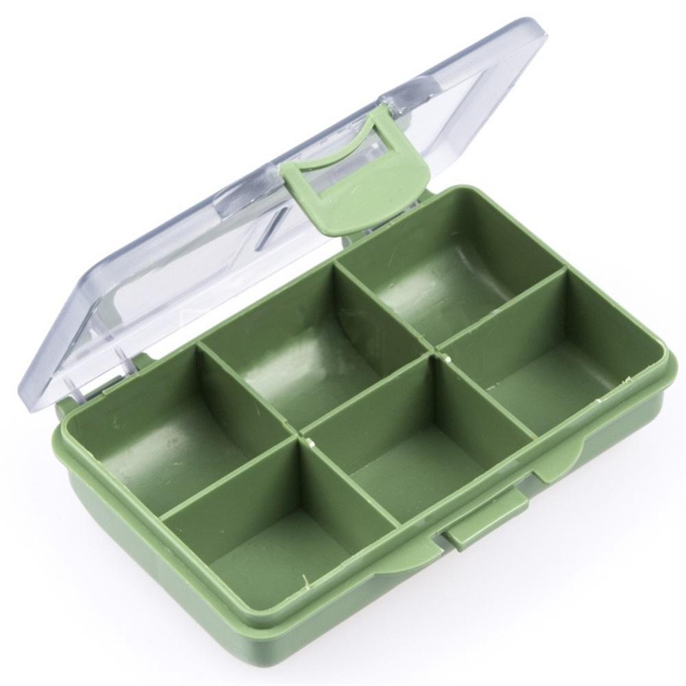Storage  Box Multi-cell Multi-functional Pe Plastic Transparent Visible Lid Fishing Storage Accessories