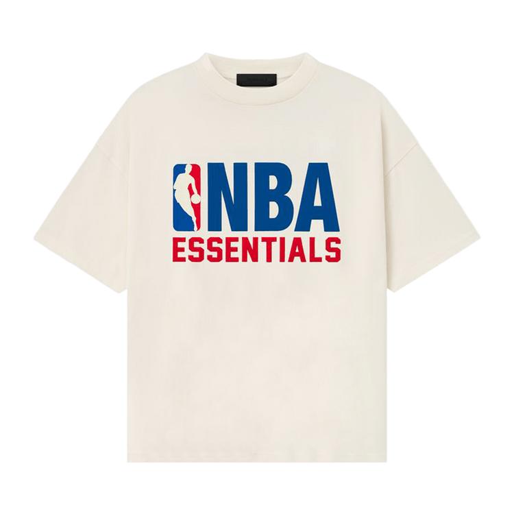 Fear of God Essentials NBA 90s Tee Cream White Unisex Tops 125NB252004F XS