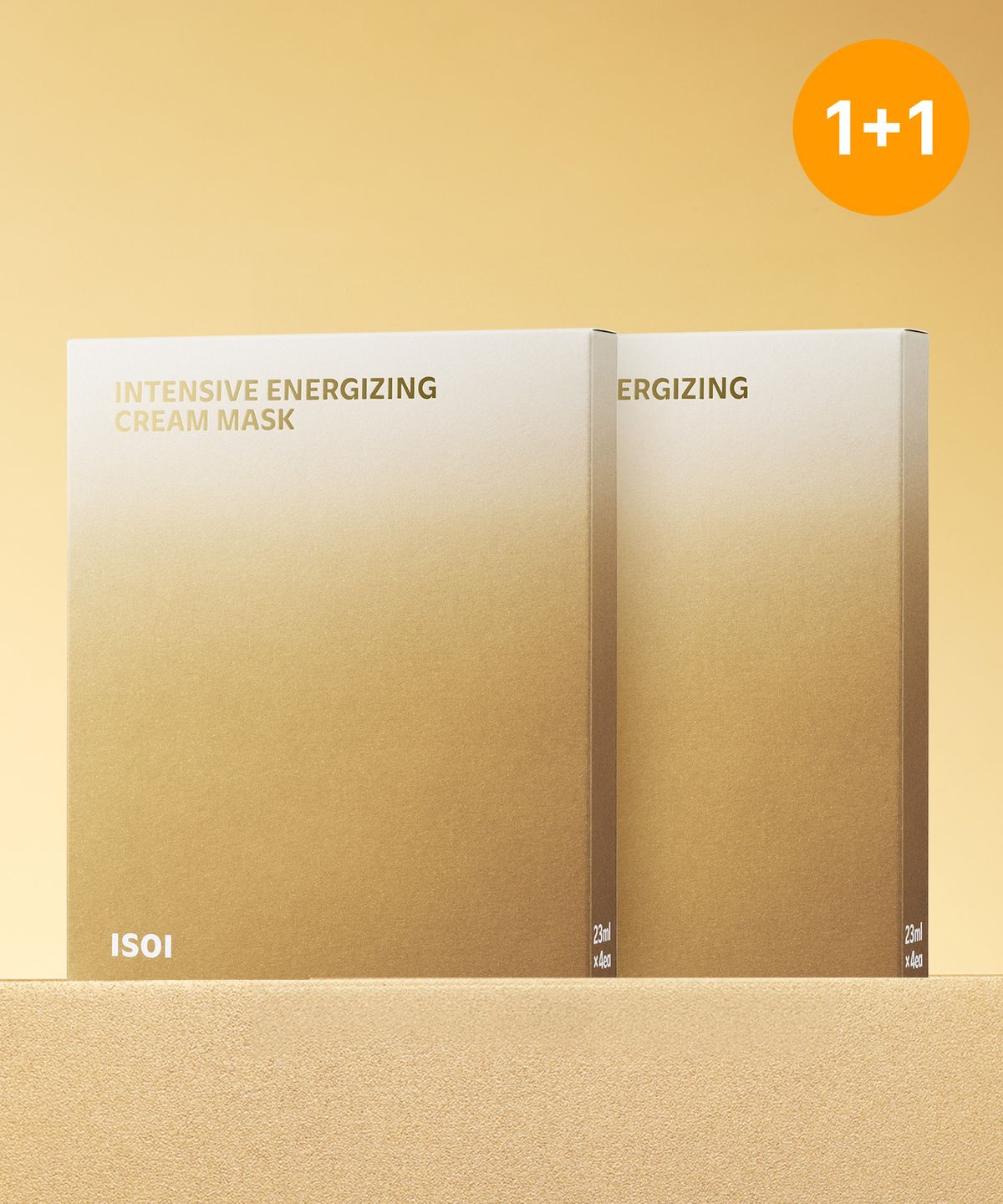 [1+1][Total 8 Sheets] Intensive Energizing Cream Mask 20g (Set, 4 Sheets) 2 Packs