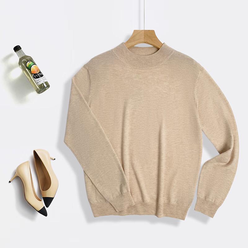 Women's 100% Pure Wool Round Neck Sweater