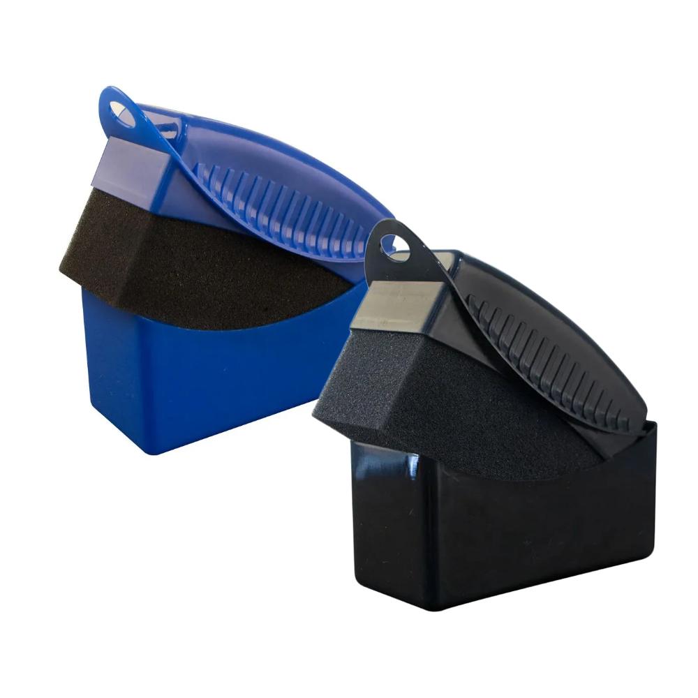 With Cover Car Wheel Polishing Waxing Sponge Brush ABS Washing Cleaning Tire Contour Dressing Applicator Pads 5 Colors Optional