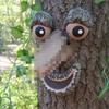 Bark Luminous Tree Face Tree Monster Facial Resin Ornament Easter Outdoor Creative Ornament Decoration