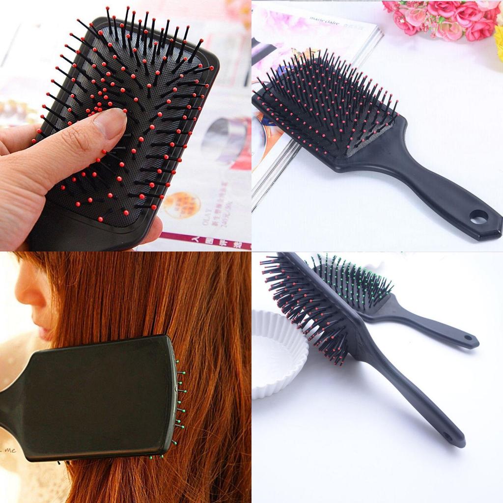 Plastic Therapeutic Scalp Comb With Large Teeth For Head Meridian Massage And Thick Hair