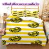 Mjällby AIF football Pattern Bedding,Quilt Set Quilt Cover Pillowcase Home Birthday Gift (1*duvet cover+2*pillowcase,without core)