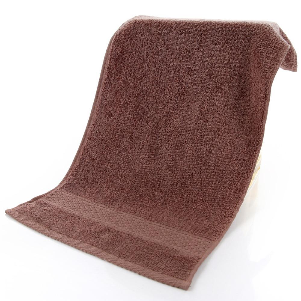 Spot large thickened cotton souvenir towel hotel men's sports face towel plain color broken gear water absorption