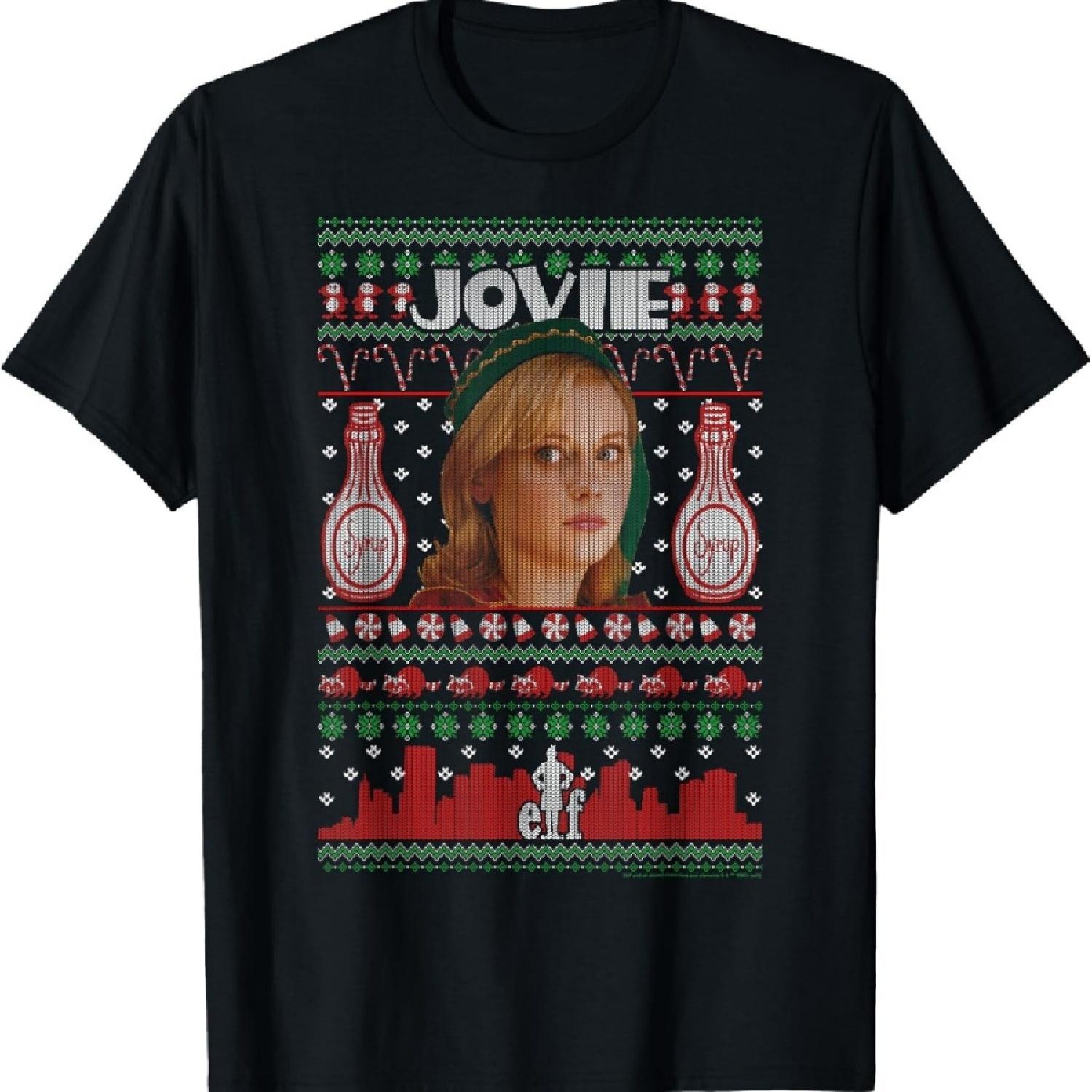 

Jovie Ugly Christmas Sweater T-Shirt XXXXXL чёрный