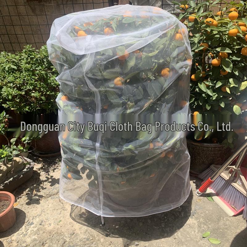 Drawstring Insect Protection Net Bag for Trees, Flowers & Fruit - Bird & Insect Barrier Cover