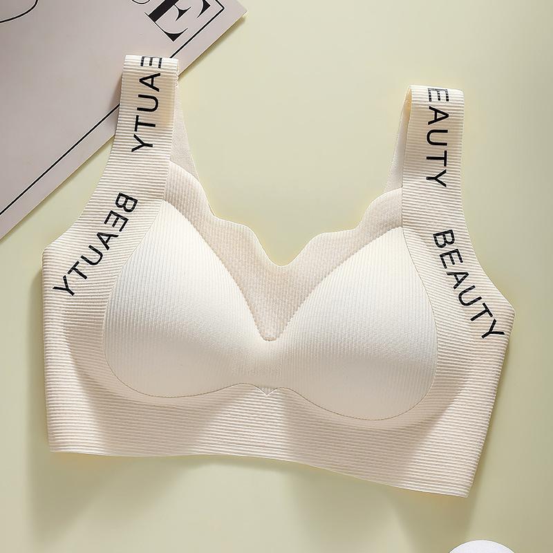 Sportovní tílko s integrovanou podprsenkou Dámská Pohodlná Bezešvá Velikost Plus Podprsenka Bez Kostice Push Up Podprsenka