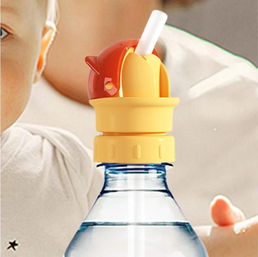 

Water Bottle Cap With Straw Cap Conversion Head, Suitable For Infants And Children To Prevent Suffocation When Going Out One Size оранжевый