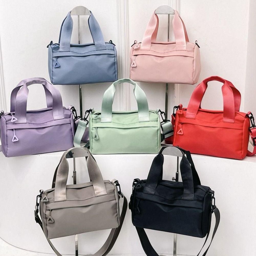 Large Capacity Nylon Crossbody Bag Multi Pocket Tote Bag Korea Style Small Gym Bags  Travel
