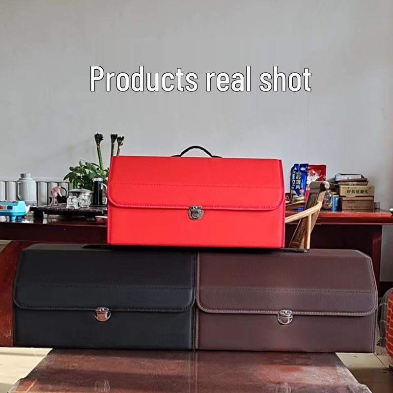 Multifunctional Car Trunk Organizer with Logo