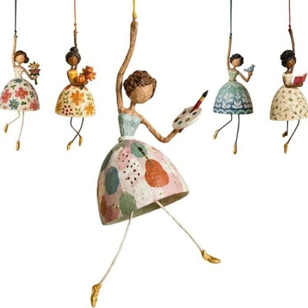 Ornamenti Appesi Danzanti Fantasiosi Donna Vintage Creativo Ciondoli a Forma di Donna Gambe Pendenti Artistiche Ornamenti Fatati Casa