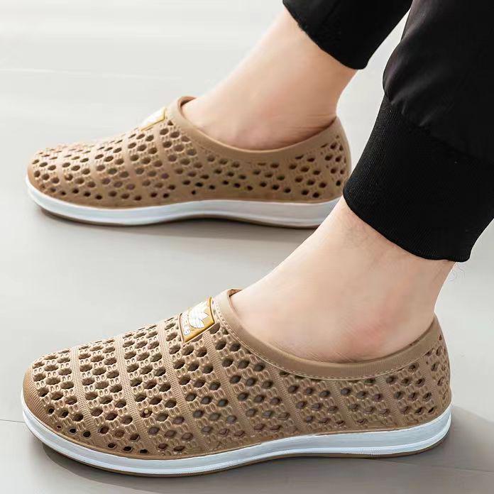 Oddychające letnie sandały plażowe: Buty typu river tracing dla rodziców i dzieci, męskie, codzienne, modne, wydrążone.