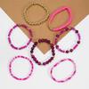 7 PC/Set Handmade Beads Bracelet Set Elastic Rope Hand Chain New Stackable Bangles Set  Gifts