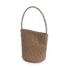 RHEEMIN Handle Bucket Vegan Leather Edition   Brown Large