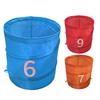 Foldable Outdoor Golf Chipping Game Bucket Golf Game Storage Bucket Portable Organizer Ball Sport Equipment For Lawn Park Beach