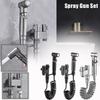 4PCS/set Toilet Bidet Sprayer Set Sprayer Guns Shower Handheld Hand Bidet Faucet Bath Tap Hand Sprayer Shower Head Self Cleaning