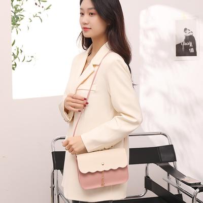 Sac à main en dentelle contrastée pour femmes, petit cerf, asymétrique épaule diagonale, sac pour téléphone croisé