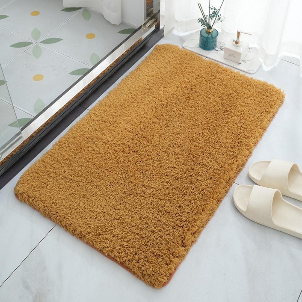 Kalınlaştırılmış Banyo Kaşmir Paspas Banyo Kaymaz Halılar Lavabo Küvet Zemin Halısı Duş Odası Paspası Hafızalı Köpük 3D Ped