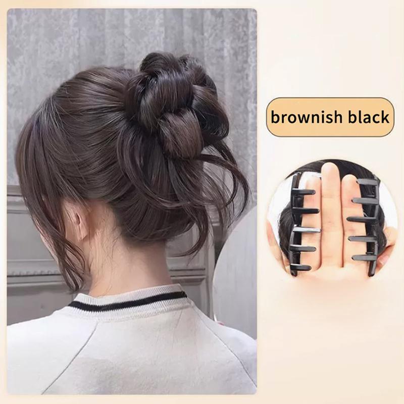

Синтетический пучок волос шиньон небрежный пучок заколка-краб вставка для волос пушистый кудрявый хвост наращивание волос накладки для женщин