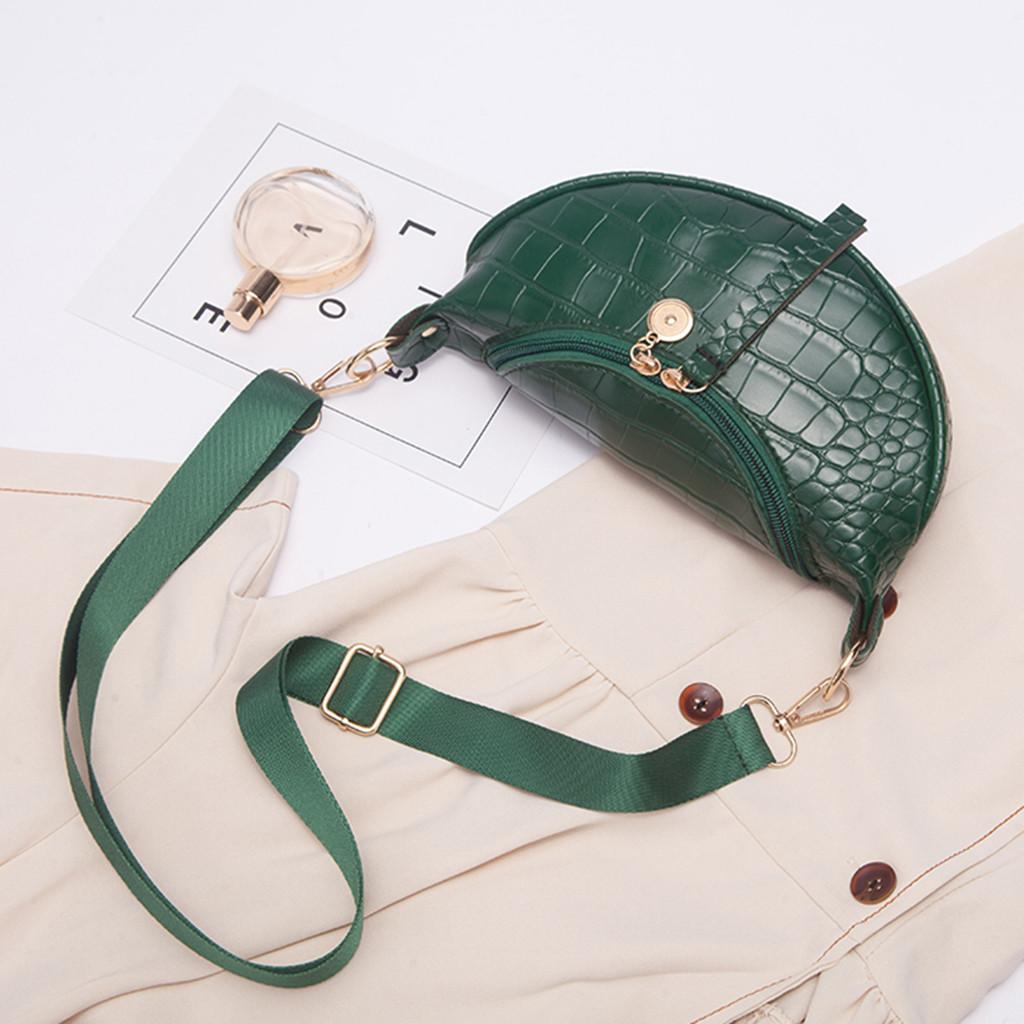 Women's Fashion Saddle Messenger Crossbody Bag Handbag Single Shoulder Bags